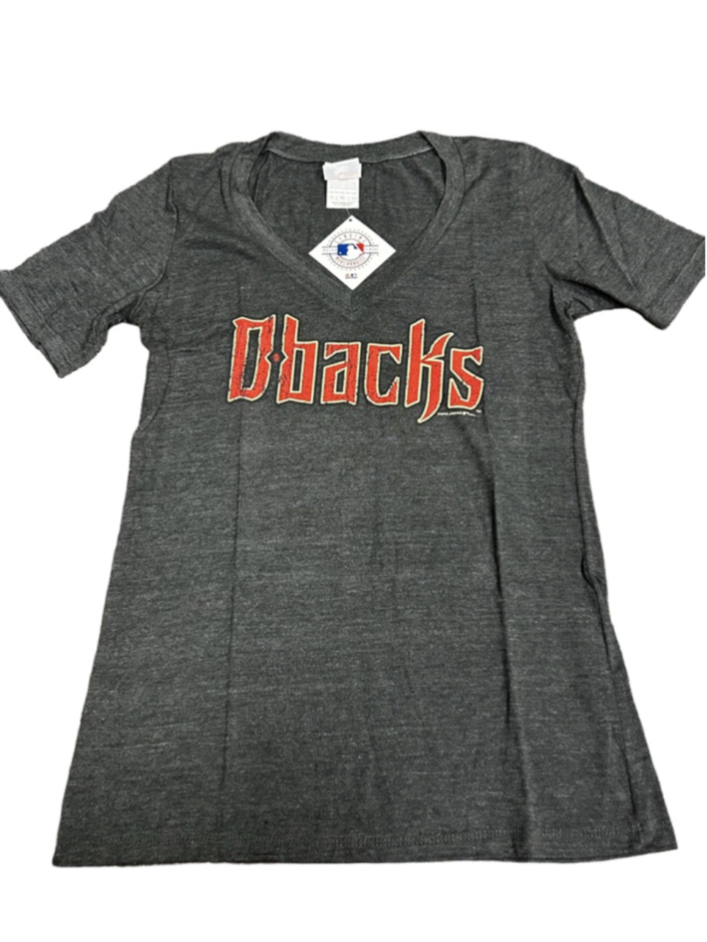 NWT MLB Genuine Merchandise Arizona Diamondbacks women's v-neck tee size large